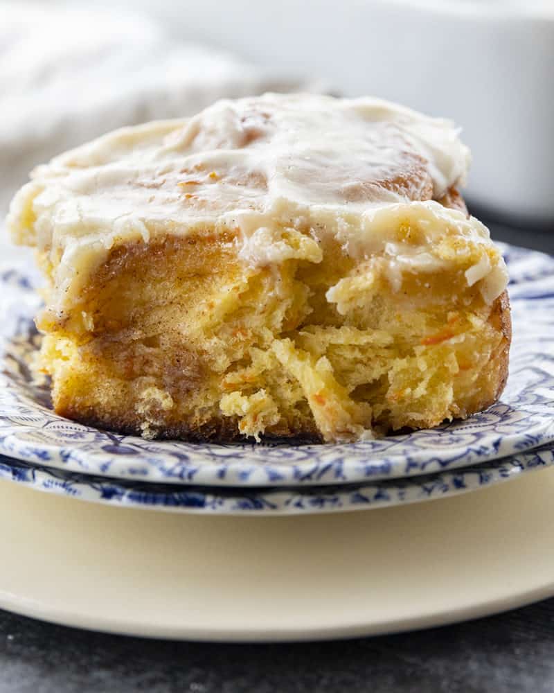 Carrot Cake Cinnamon Rolls