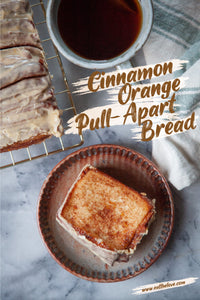 Cinnamon Pull Apart Bread with Orange Zest