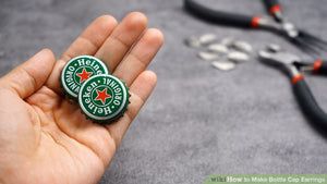 How to Make Bottle Cap Earrings