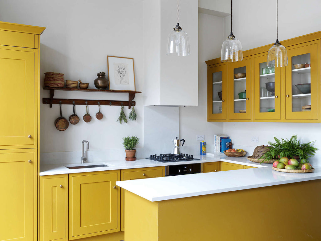 Steal This Look: A Deep Yellow Shaker Kitchen in London