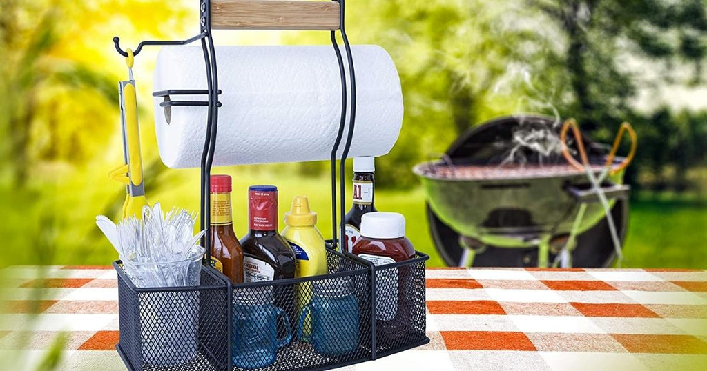 Steel Caddy Organizer Only $29.99 Shipped on Amazon | Great for Cookouts!