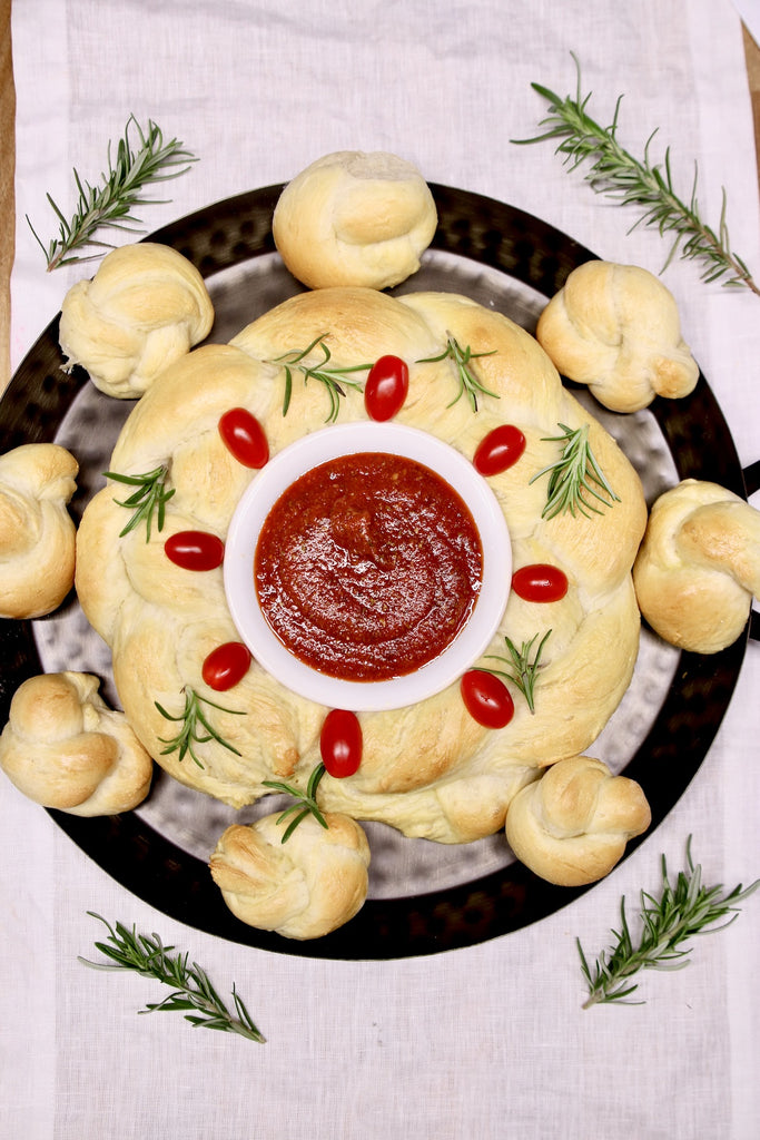 Holiday Bread Wreath