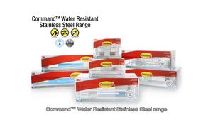 The Command™ Premium Stainless Steel Range is made from high quality SUS 304 Stainless Steel Material that is both corrosion and heat resistant