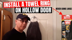 INSTALL A TOWEL RING ON HOLLOW DOOR // Will Never Become Loose by Getting It Done North Of 7 (1 year ago)
