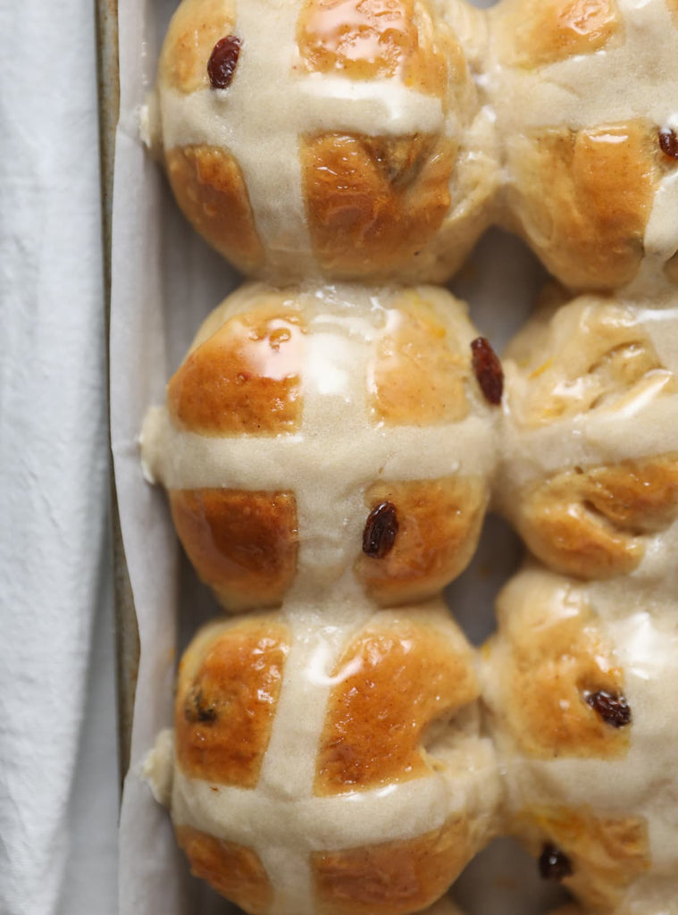 The perfect blend of sweet and spice, enjoy these classic Hot Cross Buns this Easter season