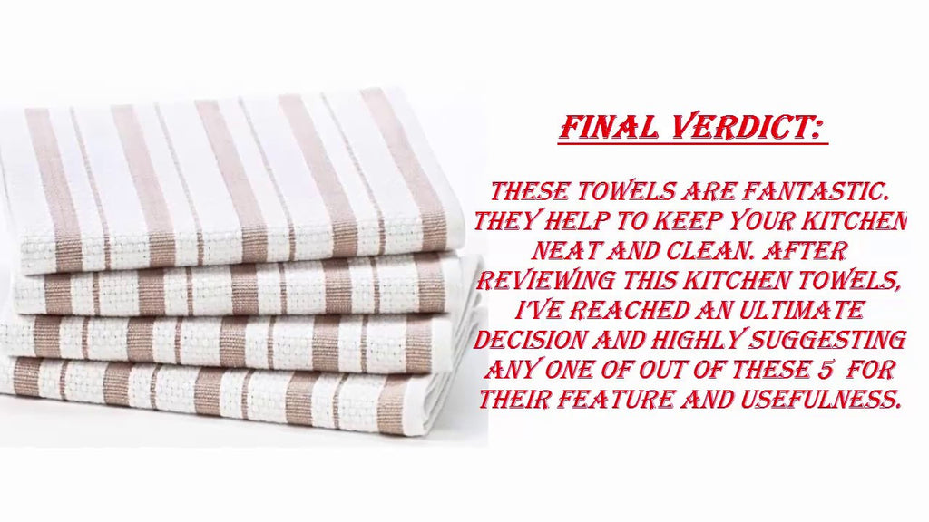 Best 5 Kitchen Towels to Be a Perfect Cook Reviews 2017 More Information:-