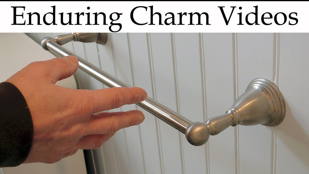 Towel Bars: How To Tighten Or Remove by Enduring Charm LLC (7 years ago)