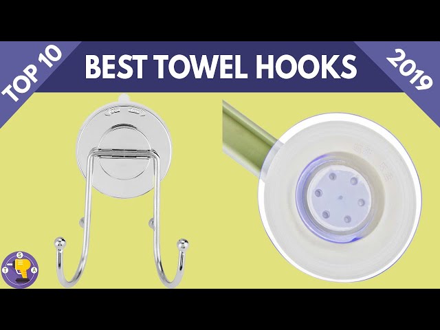 Best Towel Hooks - Collection 2019 represents the most popular top 10 different types of Best Towel Hooks