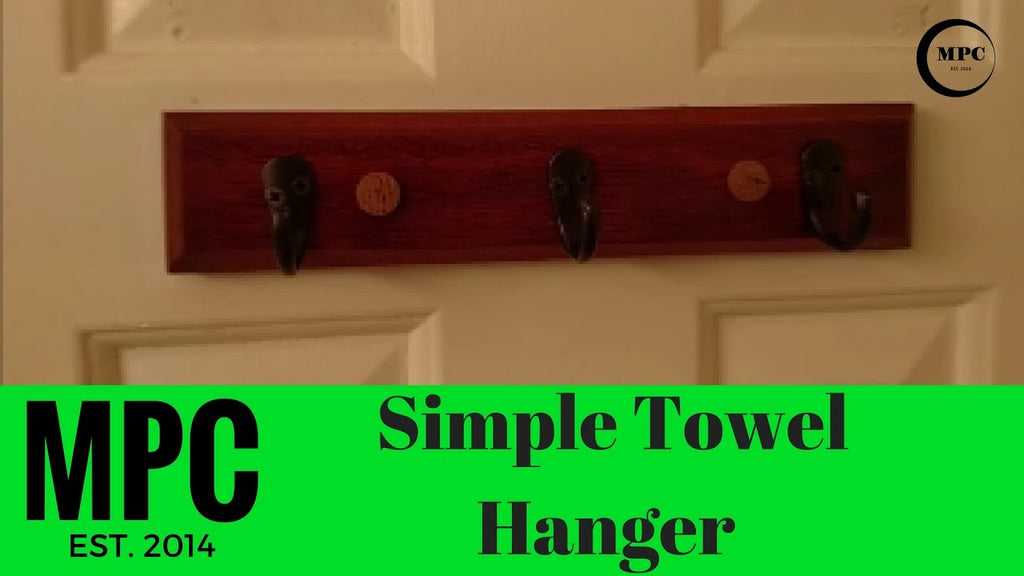 How to Make a Simple Towel Hanger by Moonpie Creations (4 years ago)