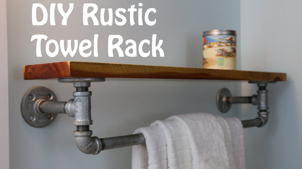 DIY Rustic Iron Towel Rack and Shelf by Dan Ridley (5 years ago)