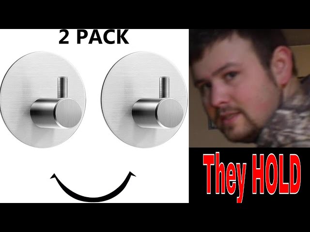 video was recorded 3 months ago - and still the hooks are holding perfectly! - you can buy them here -