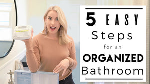 It just feels so good having an organized bathroom! Did you do it with me?! Don't forget to comment below how many bathrooms you have in your home below!