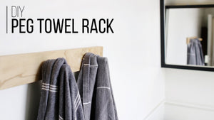 DIY Peg Towel Rack by The Merrythought (1 year ago)