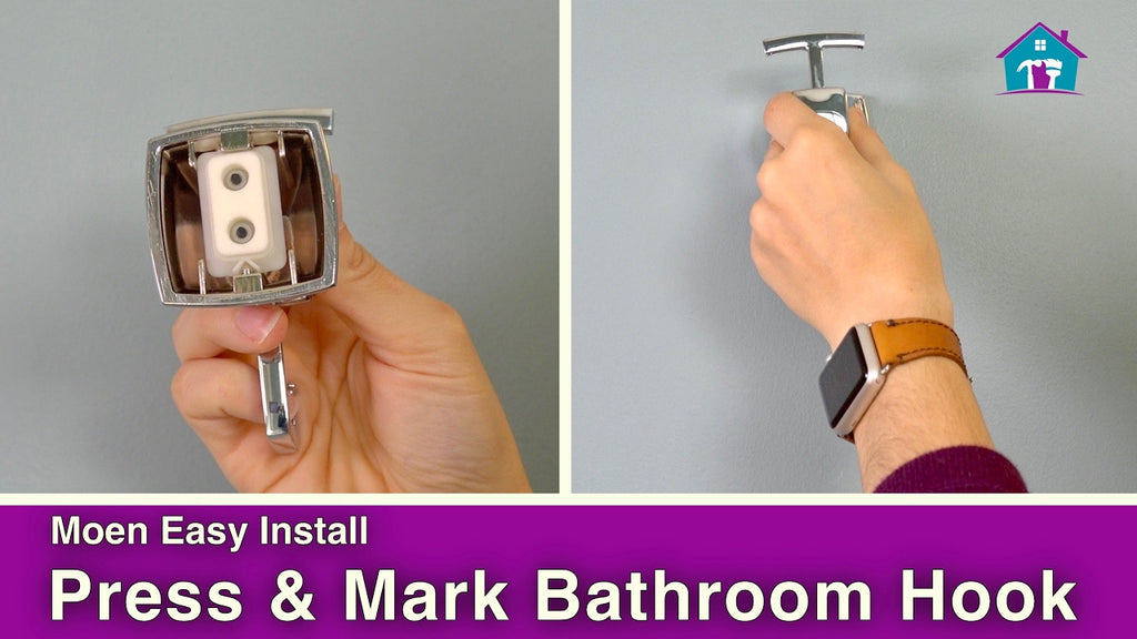 How to Install Press & Mark Bathroom Hook by Mother Daughter Projects DIY (4 years ago)