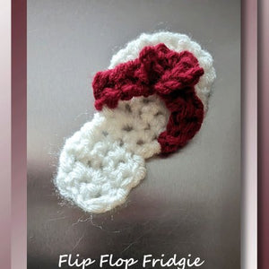 Flip Flop Fridgie  (Free Crochet Pattern)