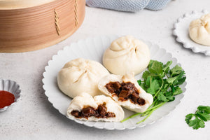 Steamed BBQ Pork Buns (Char Siu Bao)