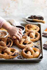 Chocolate-Stuffed Soft Pretzels Recipe For National Soft Pretzel Month