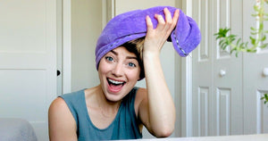 A Microfiber Hair Towel Will Change How You Get Ready Post Shower (50% Off on Amazon!)
