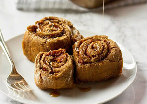 Cinnamon Rolls with Sweet Potato Filling