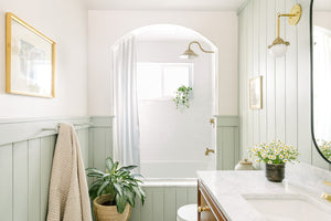 A Drop-In Tub Is a Kids’ Bathroom Must, But It Doesn’t Have to Be White and Boring