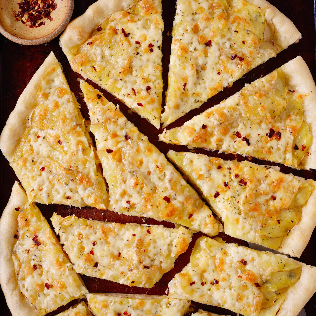 Easy Potato Pizza with Fontina and Rosemary