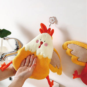 Chicken Shaped Quick Drying Hand Towel