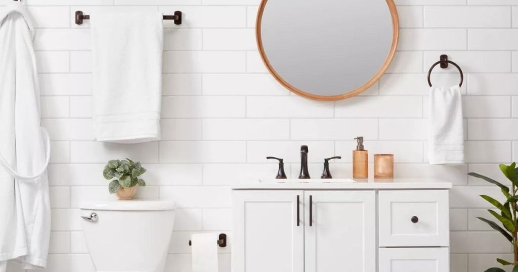 Up to 50% Off Bathroom Accessories on Target.com | Shelves, Towels & More
