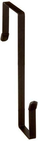 Spectrum Diversified Over-The-Cubicle/Door Metal Hook, Black