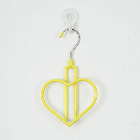 Ac2Shop Heart-shaped Multi-function Clothes Hanger Tie Scarf Storage Rack, Green