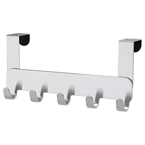IKEA Brogrund Door Hanger Hook Organizer Rack 203.285.44, Stainless Steel For Bedroom, Bathroom, Cloth, Robe