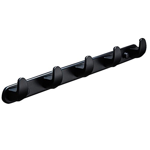 Ping Bu Qing Yun Black Hook Hook Hook Wardrobe Hook Bathroom Hook Hook Hook Perforated Hanger 360mm 30mm Towel Rack