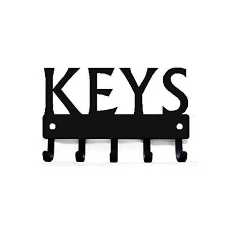 Keys Metal Key Rack Hanger - Small 6 inch Wide