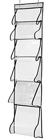 MISSLO Over Door Organizer for Handbags, Caps, Accessories (White)