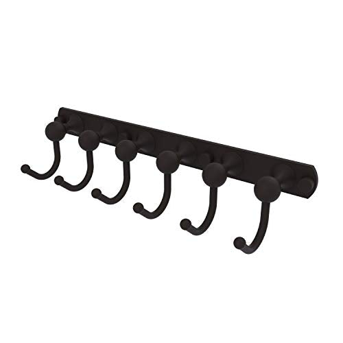Allied Brass SL-20-6-ORB Shadwell Collection 6 Position Tie and Belt Rack, Oil Rubbed Bronze