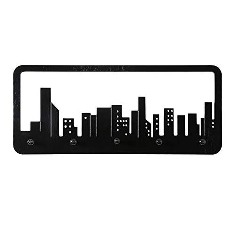 6026cm/Creative Hook Decorative Hanger Wall Hook Wooden Coat Rack Key Hook On The Door Wall,B