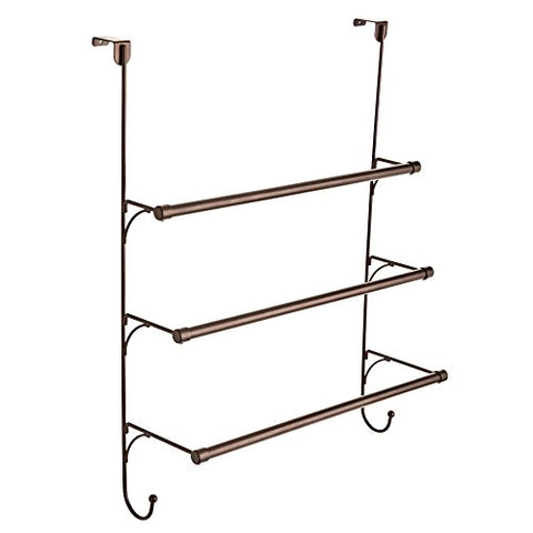 Franklin Brass 193153-CBZ Over-Door Triple Towel Rack, Bronze