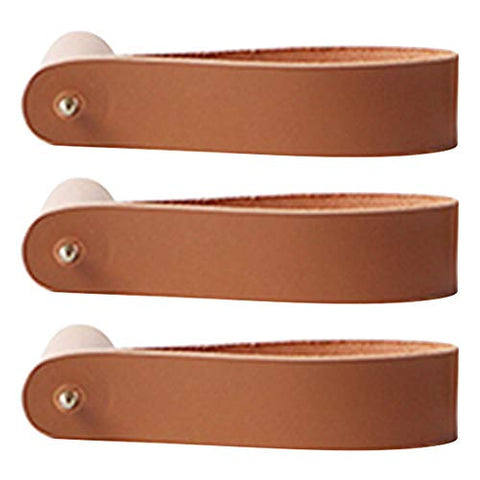 Exttlliy 3Pcs Wooden Coat Hooks,Wall Decoration Organizer Hangers,Suitable for Bedroom,Porch (Chestnut)