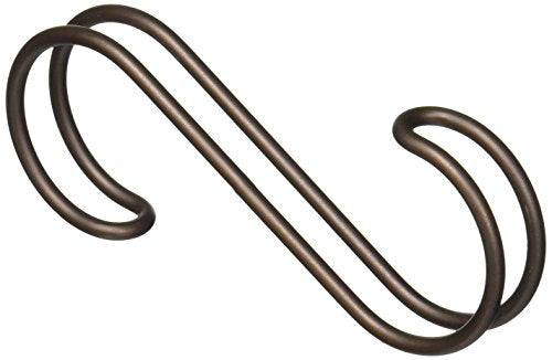 iDesign Classico Over the Rod, Closet Accessory Hook Organizer for Ties, Belts, Handbags - Bronze
