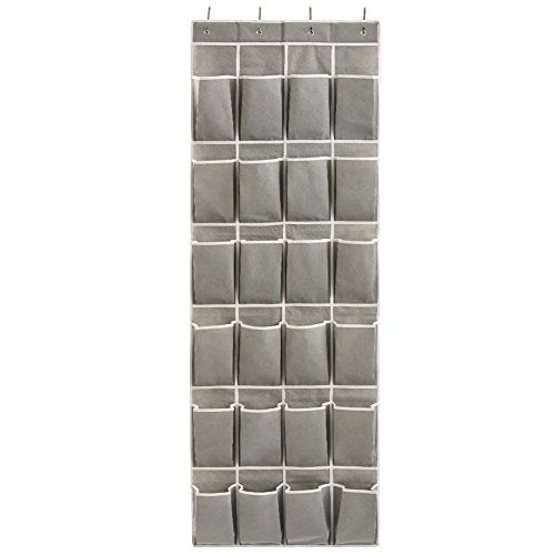 EZOWare Over The Door Hanging Organizer, 24 Large Pockets Multipurpose Hanging Storage for Pantry, Closet, Bathroom, Shoes, Toys