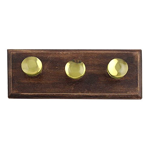 Indianshelf Handmade 1 Artistic Vintage Lime Wooden Flat Rail Hooks Holders/Wall Hooks for Frames