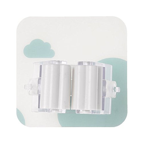 Onpiece Wall Mounted Mop and Broom Holder for Garage Storage Systems Broom Organizer (Single)