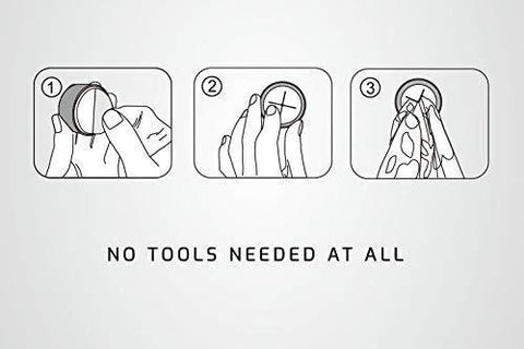 KeepItNice 2 Pack Kitchen Towel Holder | Push in & Grip Tea Towel Hooks | Self Adhesive | Easy Installation | Premium Chrome Finish | Strong Hold & Easy Removal |