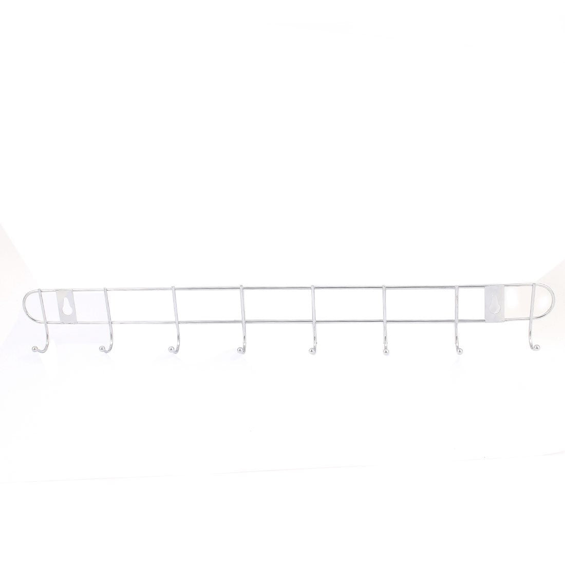 uxcell Bedroom 8-Hook Hanger Hat Coat Towel Wall Mounted Metal Rack Holder