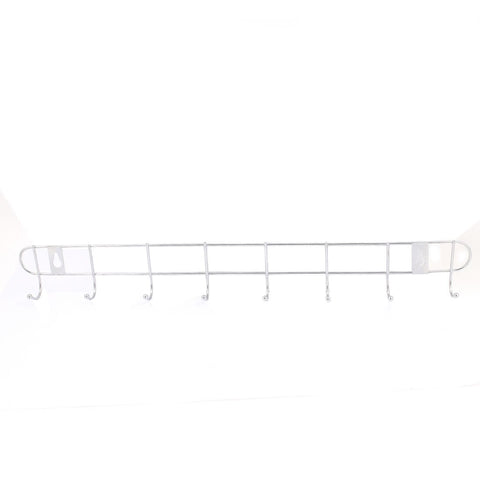 uxcell Bedroom 8-Hook Hanger Hat Coat Towel Wall Mounted Metal Rack Holder