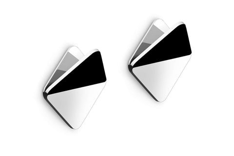 Zack" OLFO Towel Hook, High Gloss Finish Small Silver