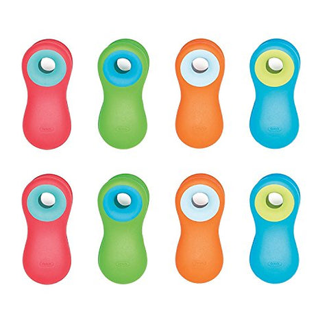 OXO Good Grips Magnetic All Purpose Clips, 8-Pack, Assorted Brights