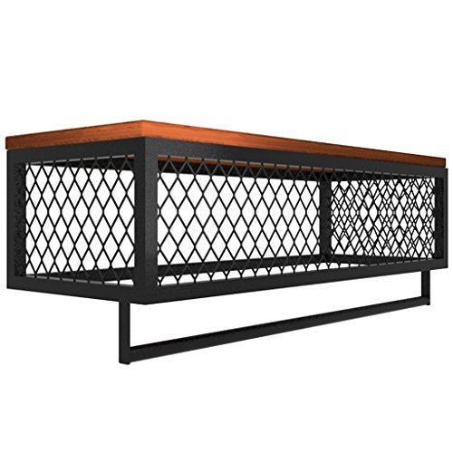 Coat Hook Coat Rack,Men and Women Hangers Shelves Metal Wall Clothing Racks for Boutiques Home Bookshelf Flower Clothing Display Rack (Size : 100cm)