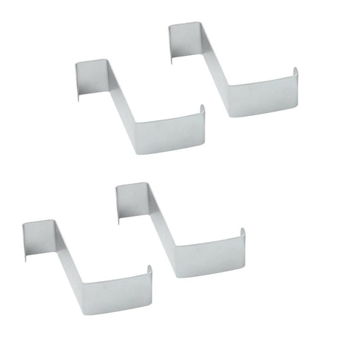 Stainless Steel Over Door Hook Coat Clothes Hanging Hanger Holder Wall Mounted Single Hook Hangers