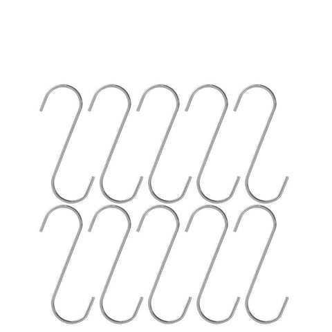 West Coast Paracord S-Hooks 1¾” Heavy-Duty 10pk - Great for Hanging Plants