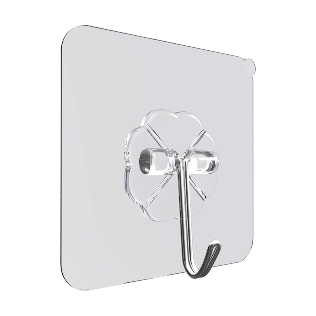 Hanging Hooks,Adhesive Hooks-Heavy Duty 21lb,Wall Hooks Value Pack 6 Pack,Utility Hooks Set for Bathroom Kitchen Office Decorations